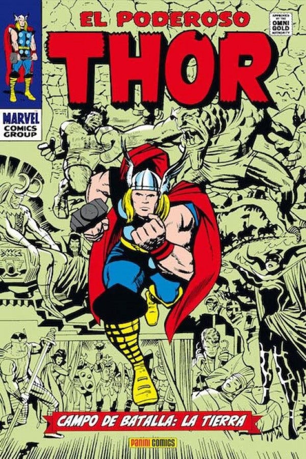 PREVENTA - EL PODEROSO THOR CAMPO DE BATALLA LA TIERRA PANINI COMIC