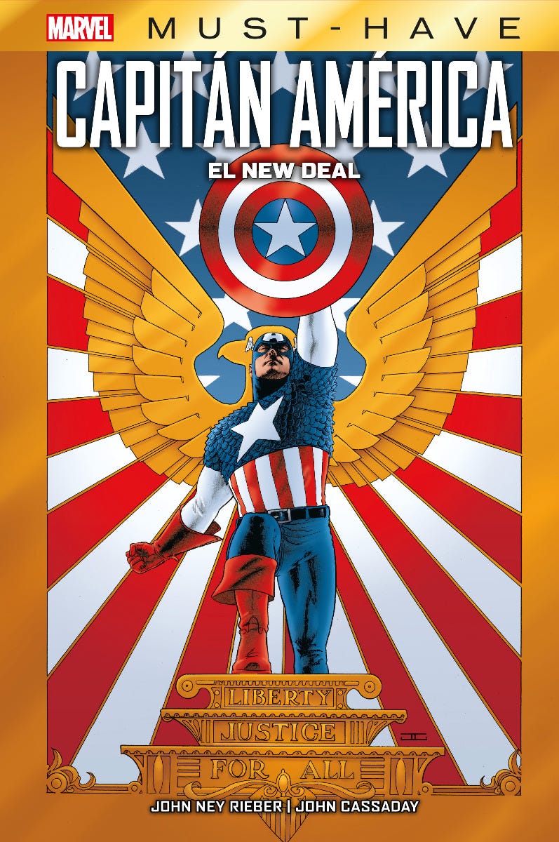 PREVENTA - MARVEL MUST HAVE CAPITæN AM�RICA. EL NEW DEAL