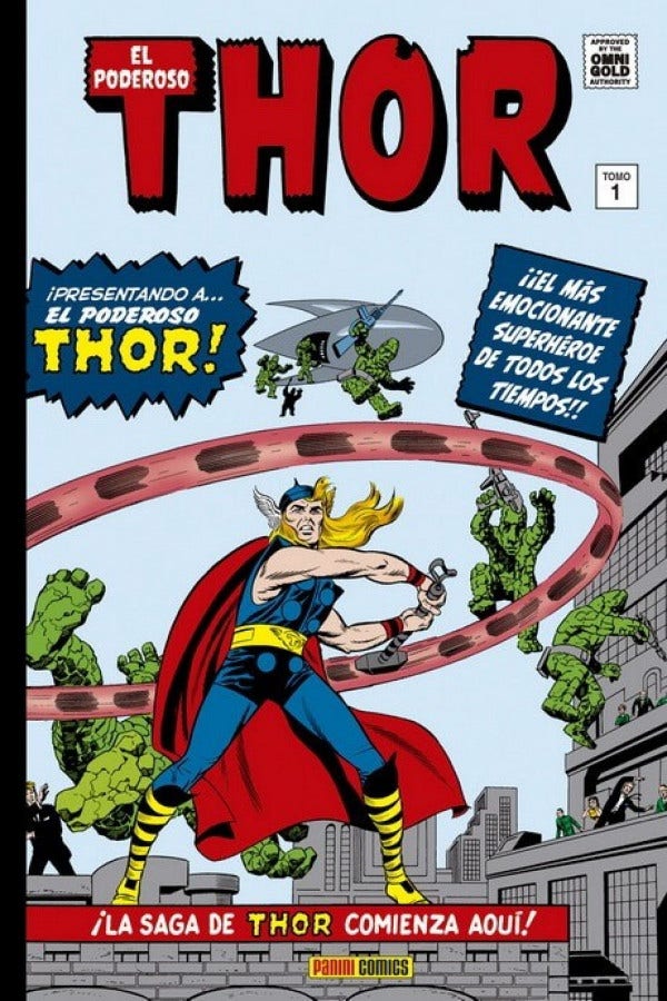 PREVENTA - MARVEL GOLD EL PODEROSO THOR 1. LA SAGA COMIENZA