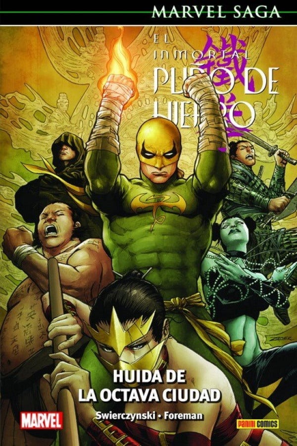 PREVENTA - MARVEL SAGA EL INMORTAL PU¾O DE HIERRO 5. HU™DA DE LA OCTAVA