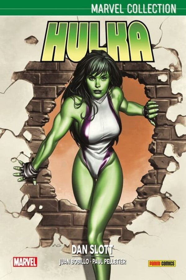 PREVENTA - MARVEL COLLECTION HULKA DE DAN SLOTT 1.MUJER VERDE SOLTERA