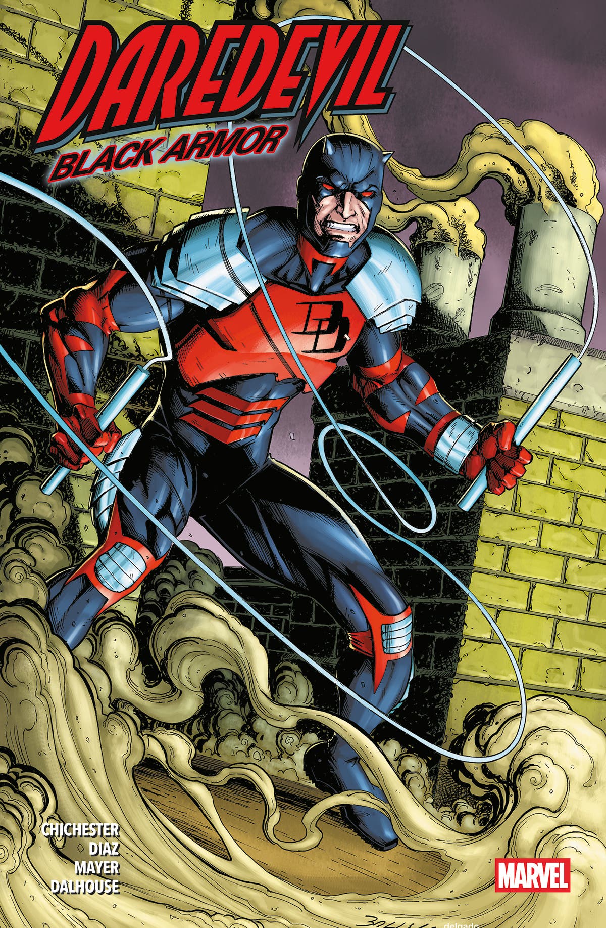 PREVENTA - MARVEL "RETROPICK" DAREDEVIL. BLACK ARMOR