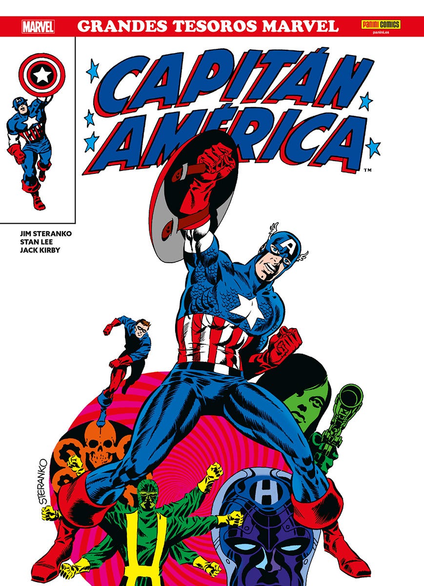 PREVENTA - GRANDES TESOROS MARVEL CAPITæN AM�RICA DE JIM STERANKO